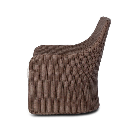 Blaire Outdoor Swivel Chair - Tanned Weave