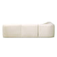 Nellie 3-Piece Sectional - Crypton Nomad Snow