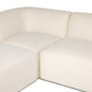 Nellie 3-Piece Sectional - Crypton Nomad Snow