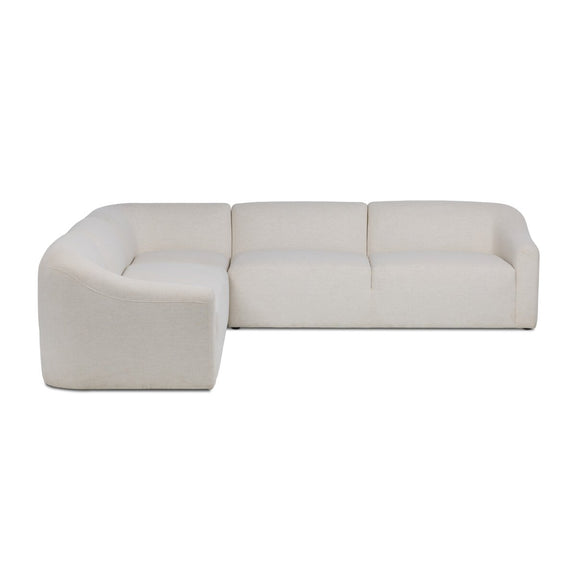 Nellie 3-Piece Sectional - Crypton Nomad Snow