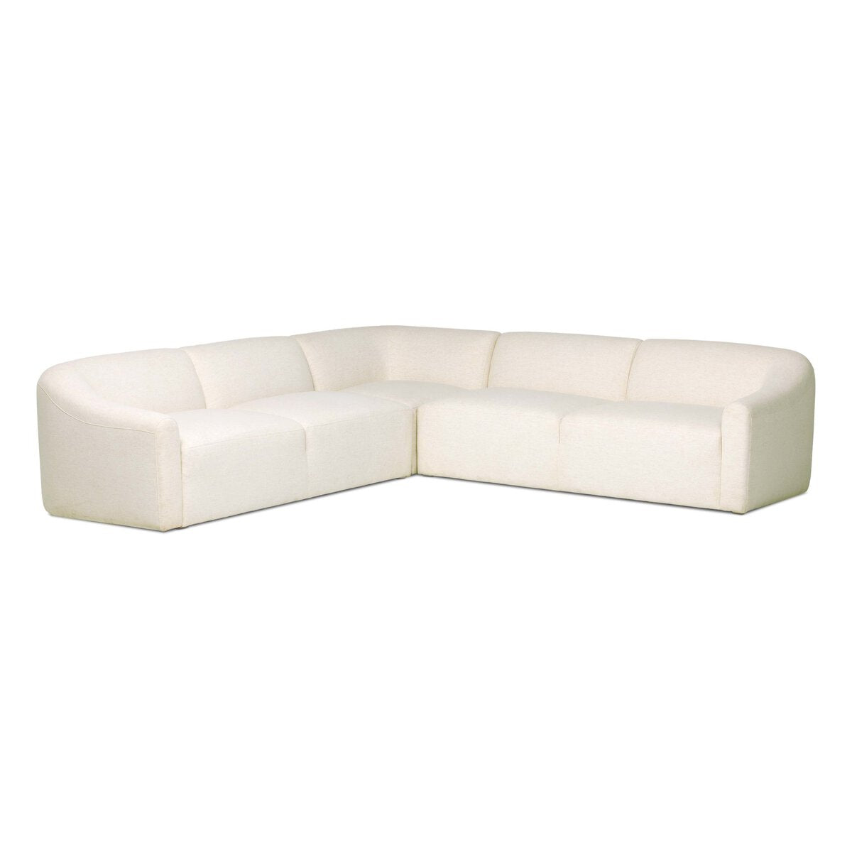 Nellie 3-Piece Sectional - Crypton Nomad Snow