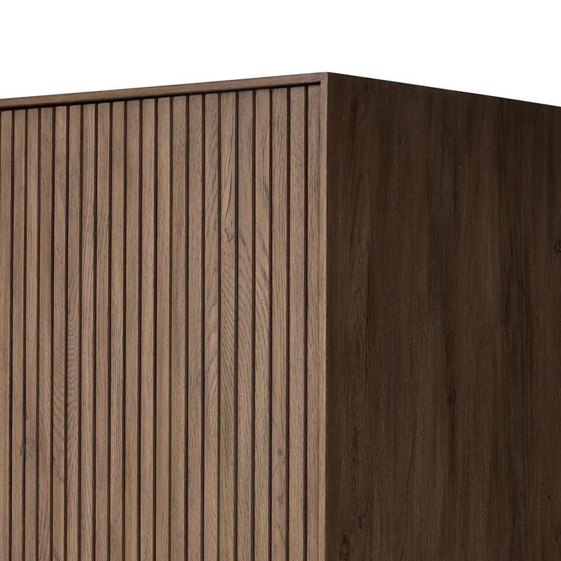 Leo Cabinet - Rustic Grey