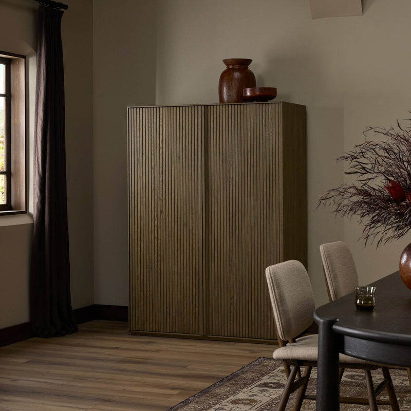Leo Cabinet - Rustic Grey