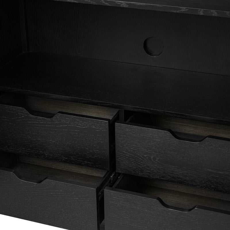 Rosedale Cabinet - Ebony Oak Veneer