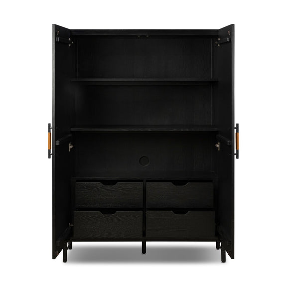 Rosedale Cabinet - Ebony Oak Veneer