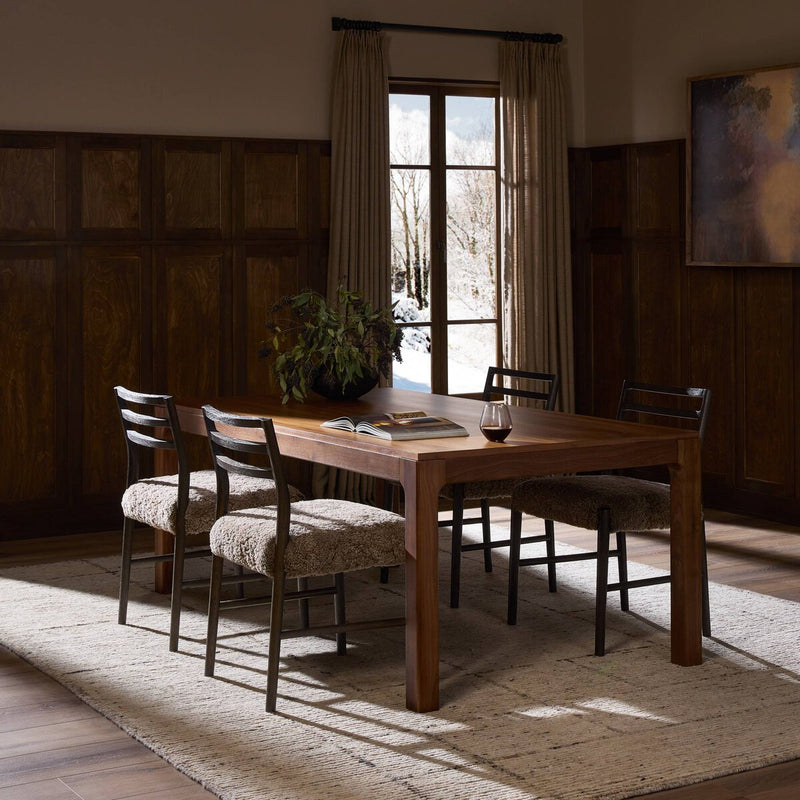 Arturo Dining Table - Natural Walnut Veneer