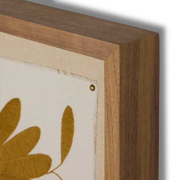 Otomi Framed Textile - Walnut 2.5