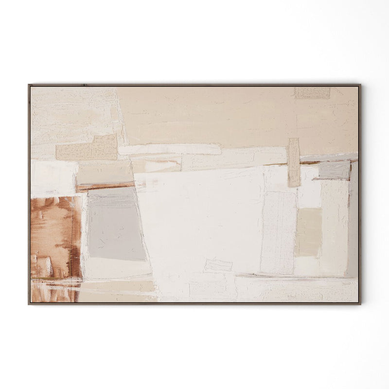 Neutral Study II by Matt Green - Rustic Walnut