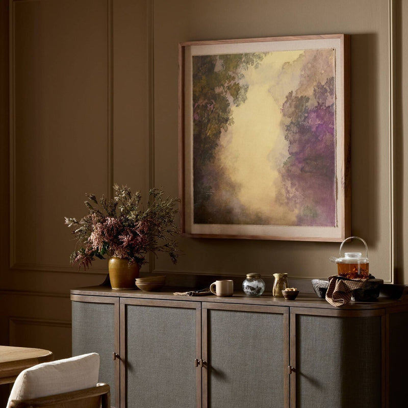 The Act Of Mirroring by Aileen Fitzgerald - Rustic Walnut