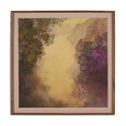 The Act Of Mirroring by Aileen Fitzgerald - Rustic Walnut