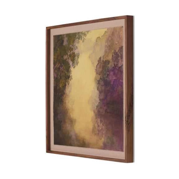 The Act Of Mirroring by Aileen Fitzgerald - Rustic Walnut