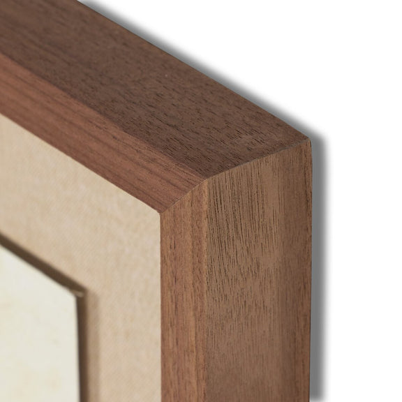 Abstract Study I by Paul Meyer - Rustic Walnut