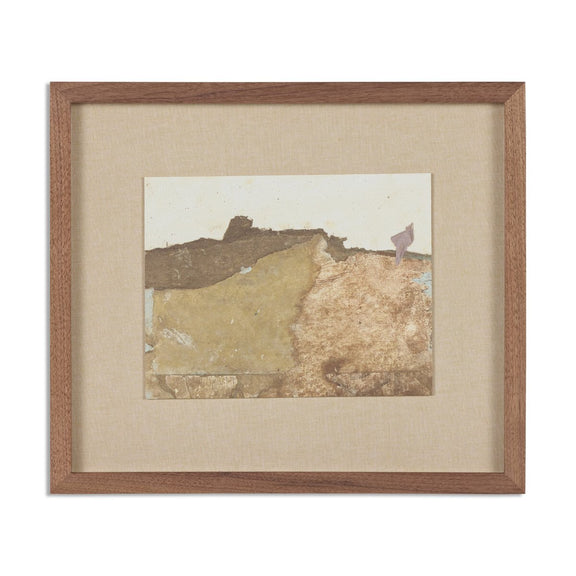 Abstract Study I by Paul Meyer - Rustic Walnut
