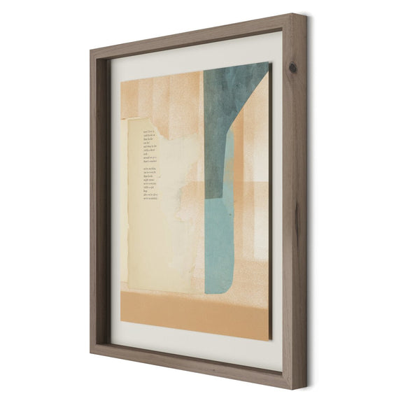 The Stories We Tell Ourselves #2 by Amy Berlin - Rustic Walnut