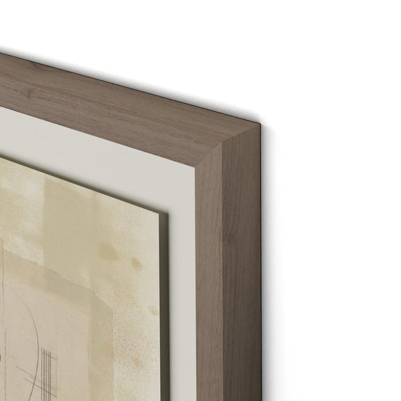 Squares III by Amy Berlin - Rustic Walnut