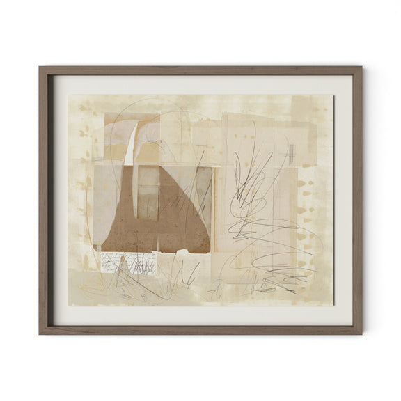 Squares III by Amy Berlin - Rustic Walnut