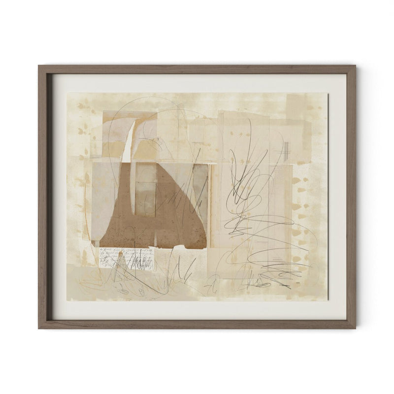 Squares III by Amy Berlin - Rustic Walnut