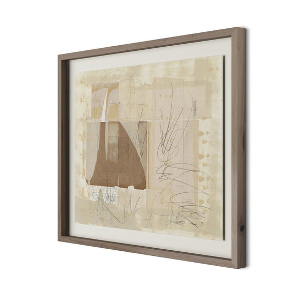 Squares III by Amy Berlin - Rustic Walnut