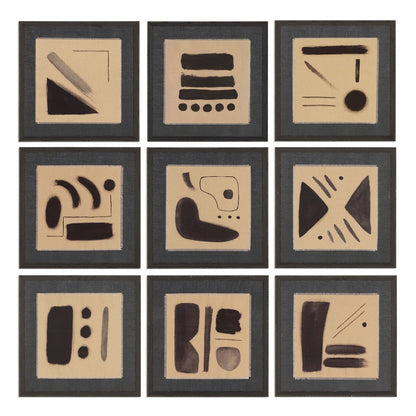 Numbered Studies Set by Jess Engle - Brimfield Black