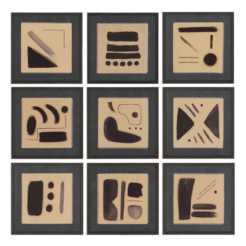 Numbered Studies Set by Jess Engle - Brimfield Black