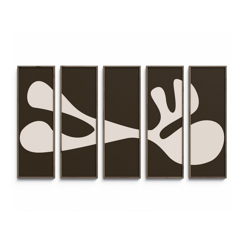 Organic Shape II Set by Four Hands Art Studio - Rustic Walnut