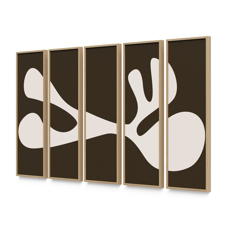 Organic Shape II Set by Four Hands Art Studio - White Oak