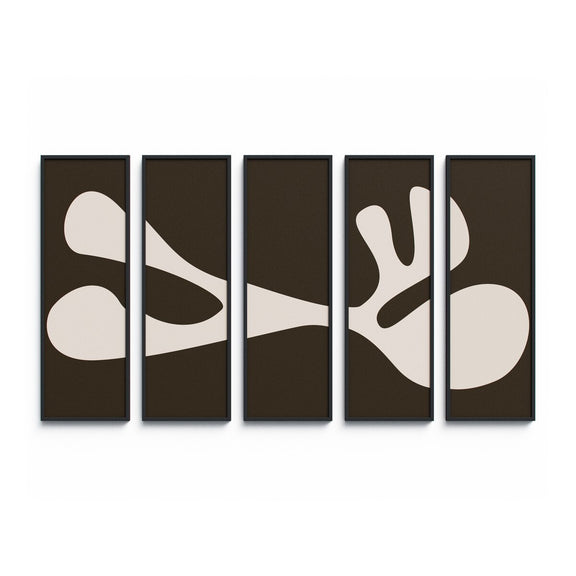 Organic Shape II Set by Four Hands Art Studio - Black Maple