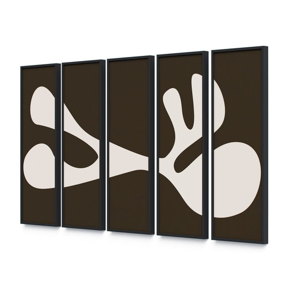 Organic Shape II Set by Four Hands Art Studio - Black Maple