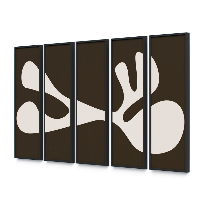 Organic Shape II Set by Four Hands Art Studio - Black Maple