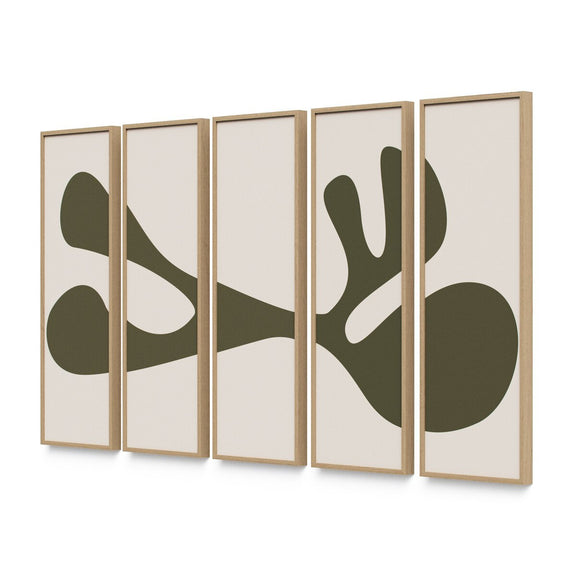 Organic Shape III Set by Four Hands Art Studio - White Oak