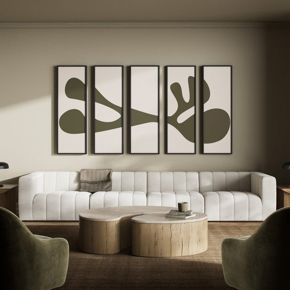 Organic Shape III Set by Four Hands Art Studio - Black Maple