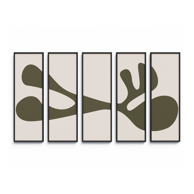 Organic Shape III Set by Four Hands Art Studio - Black Maple