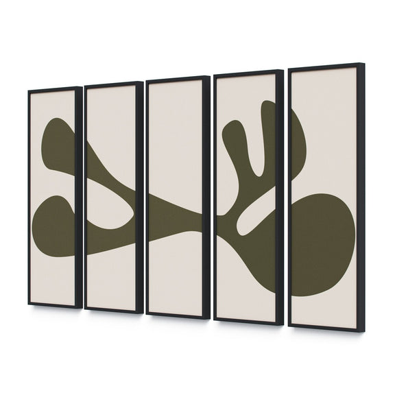 Organic Shape III Set by Four Hands Art Studio - Black Maple