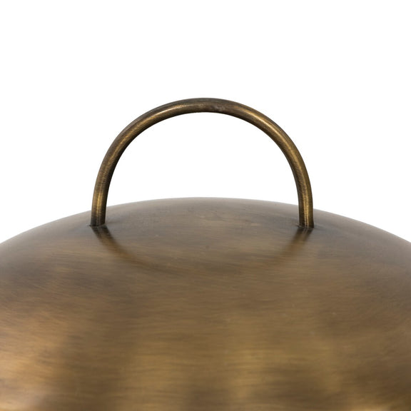 Kivo Cordless Table Lamp - Aged Antique Brass Iron