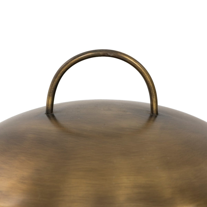 Kivo Cordless Table Lamp - Aged Antique Brass Iron