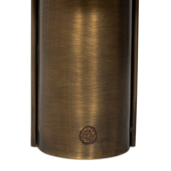 Kivo Cordless Table Lamp - Aged Antique Brass Iron