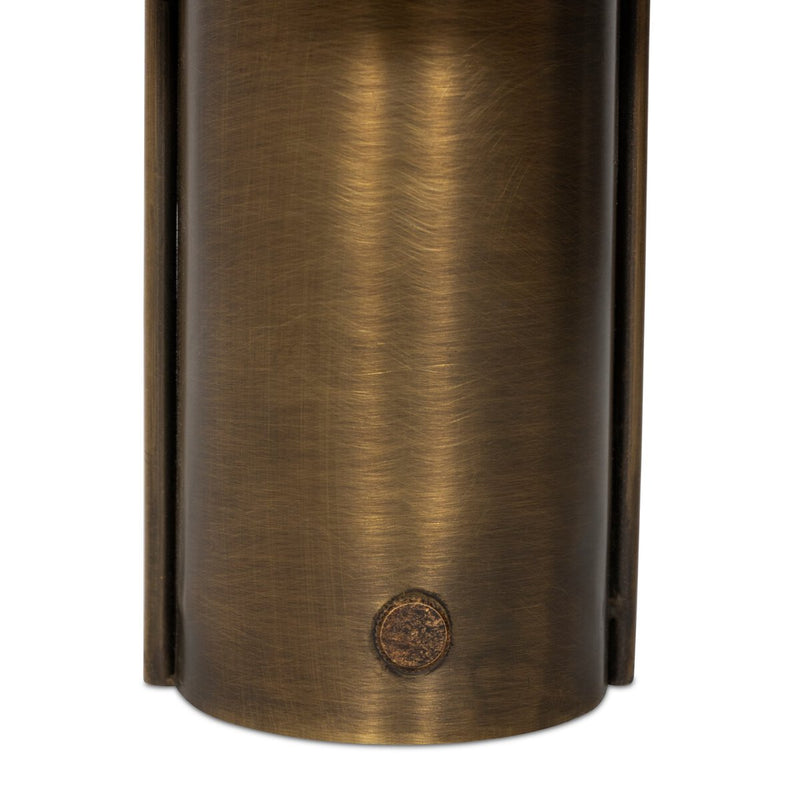Kivo Cordless Table Lamp - Aged Antique Brass Iron