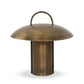 Kivo Cordless Table Lamp - Aged Antique Brass Iron