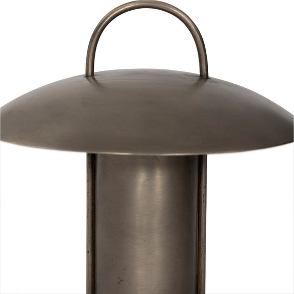Kivo Cordless Table Lamp - Antique Nickel