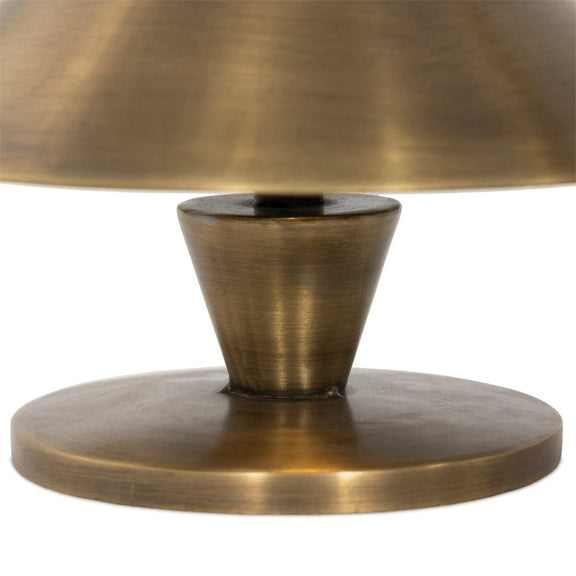 Nyra Cordless Table Lamp - Aged Antique Brass Iron