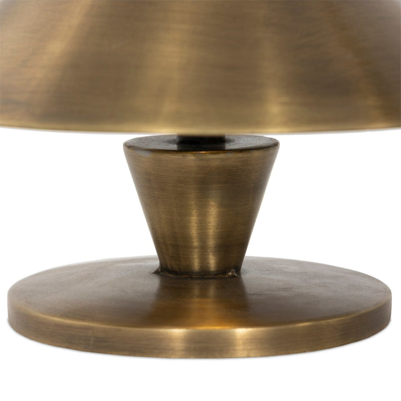 Nyra Cordless Table Lamp - Aged Antique Brass Iron