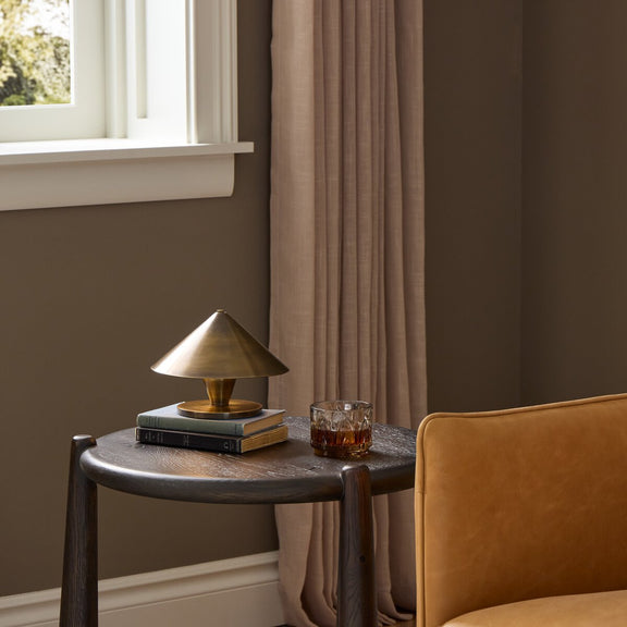 Nyra Cordless Table Lamp - Aged Antique Brass Iron