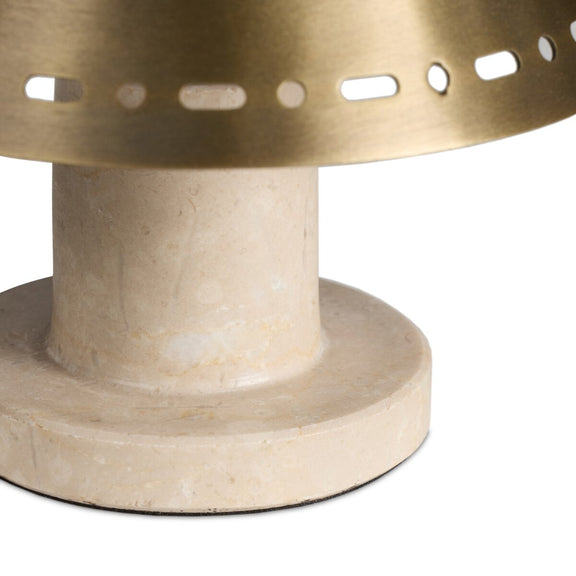 Azra Cordless Table Lamp - Aged Antique Brass Iron