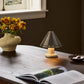 Azra Cordless Table Lamp - Antique Nickel