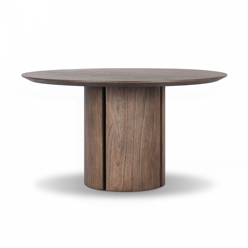Ranta Dining Table - Stained Saddle Brown Mindi Veneer