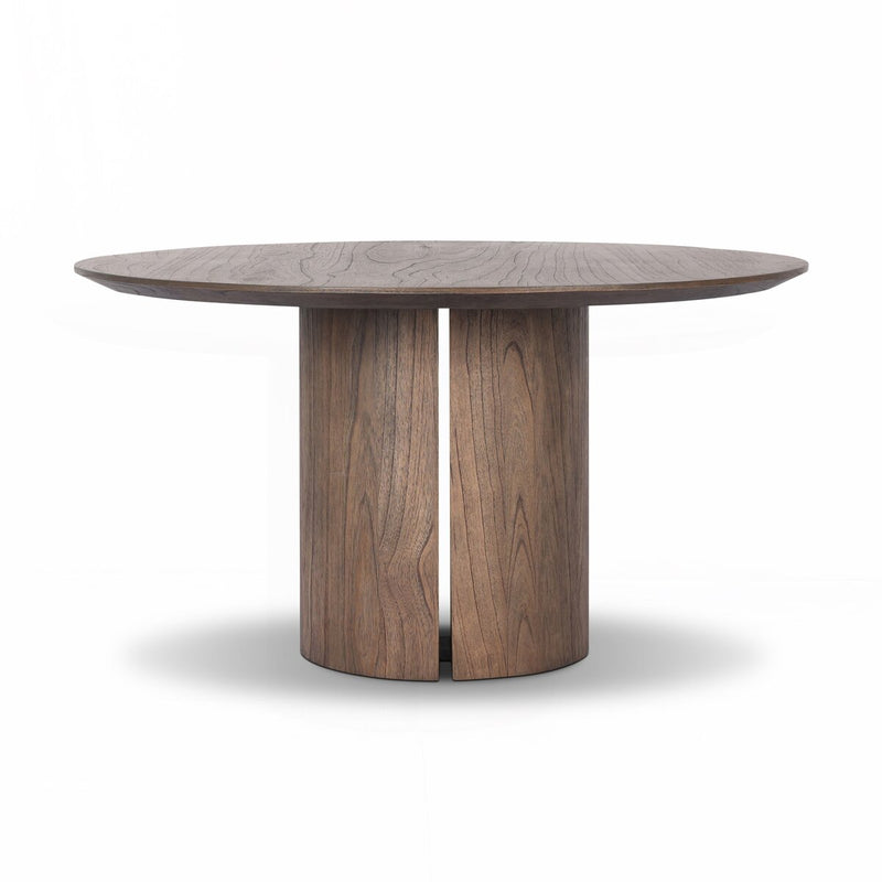 Ranta Dining Table - Stained Saddle Brown Mindi Veneer