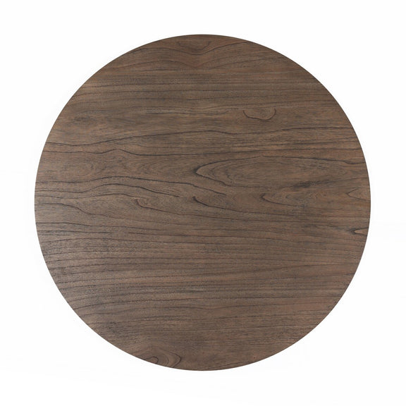 Ranta Dining Table - Stained Saddle Brown Mindi Veneer