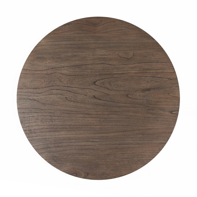 Ranta Dining Table - Stained Saddle Brown Mindi Veneer