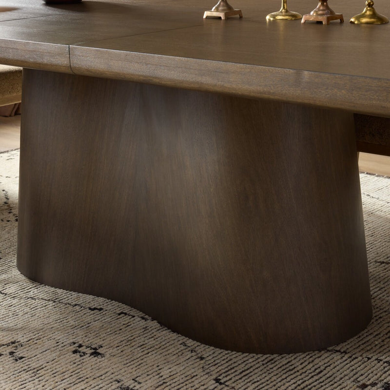 Talos Extension Dining Table - Sierra Brown Veneer