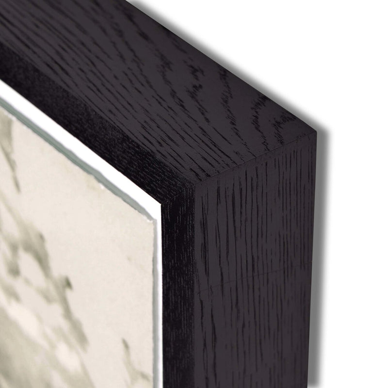 Paisaje Flotante XVIII by Adrián White - Black Vertical Grain White Oak